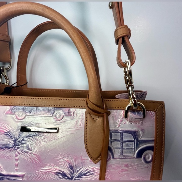 Brahmin Monique Optimism CopaCabana Genuine Embossed Lthr Tote/Hand/Shoulder Bag - Picture 6 of 16